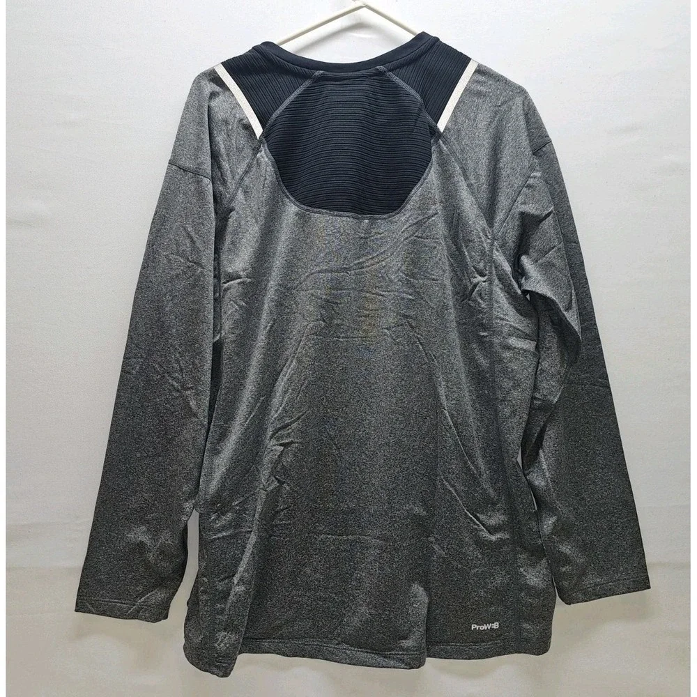 Spyder Active Pro Web Long Sleeve Performance‎ Men's L Gray Athleisure